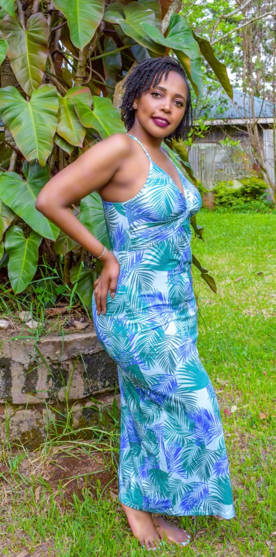 Mchana Floral Maxi Dress