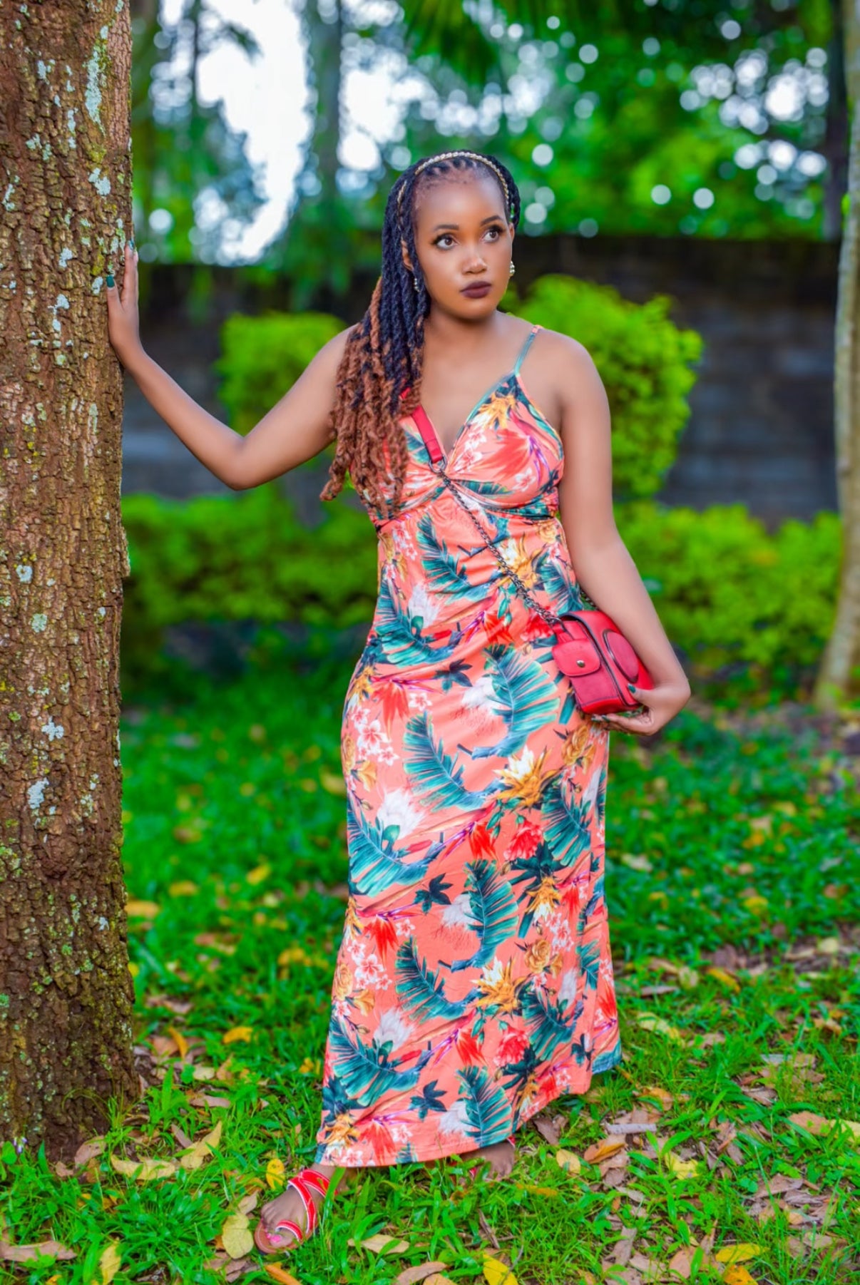 Mchana Floral Maxi Dress
