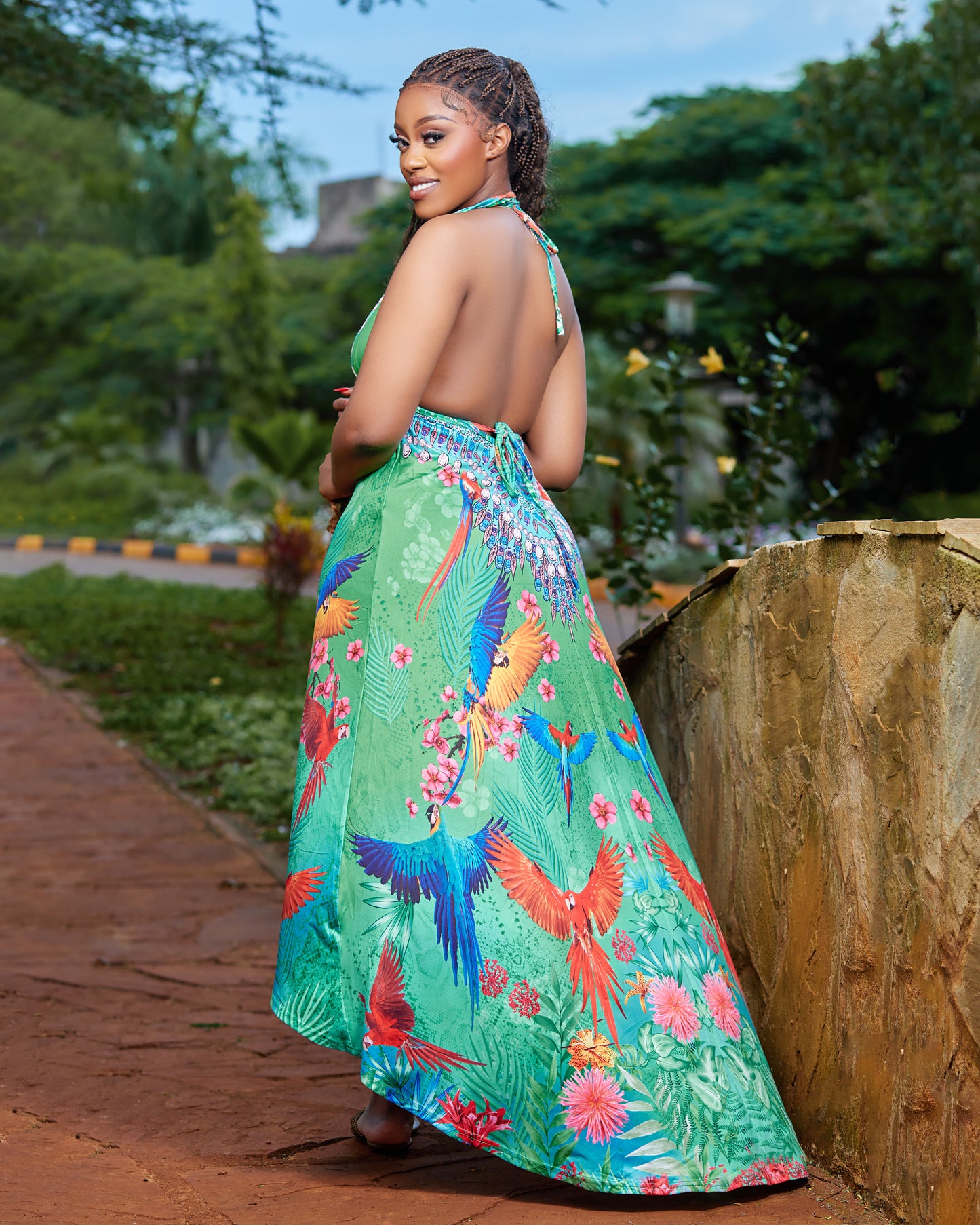 Kijani Backless Dress